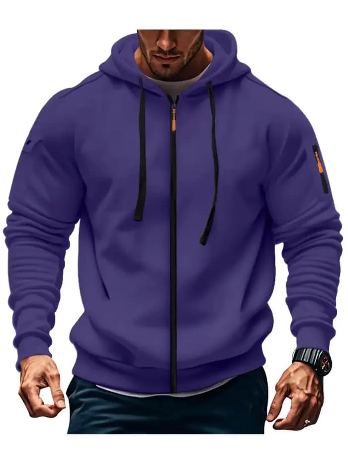 Veste à capuche homme automne/hiver 2025 – Multicolore