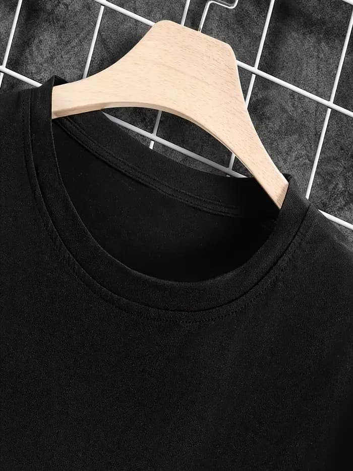 Who's Young Thug T-Shirt en coton imprimé graphique col rond haute qualité manches courtes décontracté Streetwear Y2k