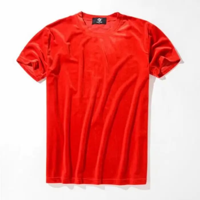 Nouveau T-shirt en velours pour homme été 2026 – Doux