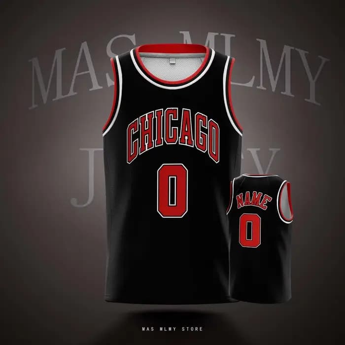 Maillots de basket-ball personnalisés de l'équipe de Chicago pour enfants et adultes