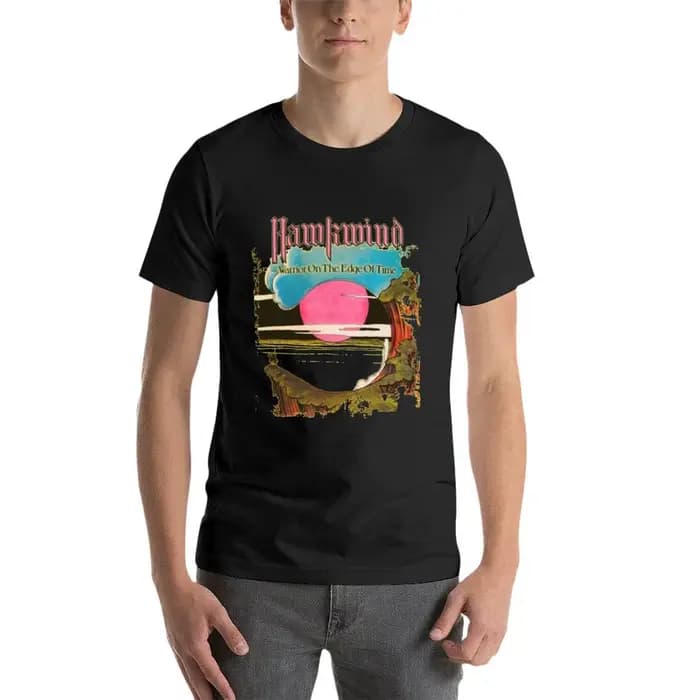 Hawkwind - T-shirt Warriors sur le bord du temps
