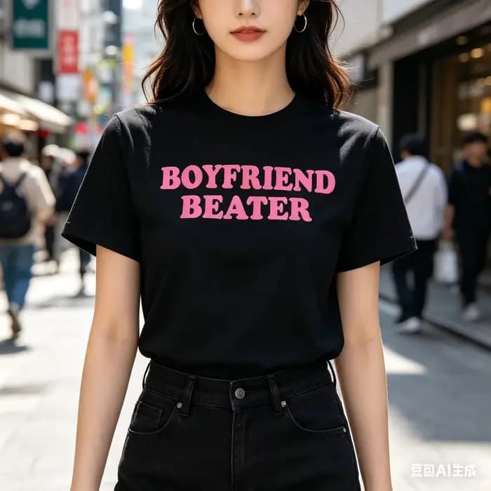 T-shirts humoristiques Boyfriend Beater Funny Girlfriend Meme pour hommes et femmes