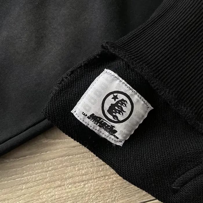 HS Sports Sweat à capuche zippé Big Logo Wash Cotton Zip Pull