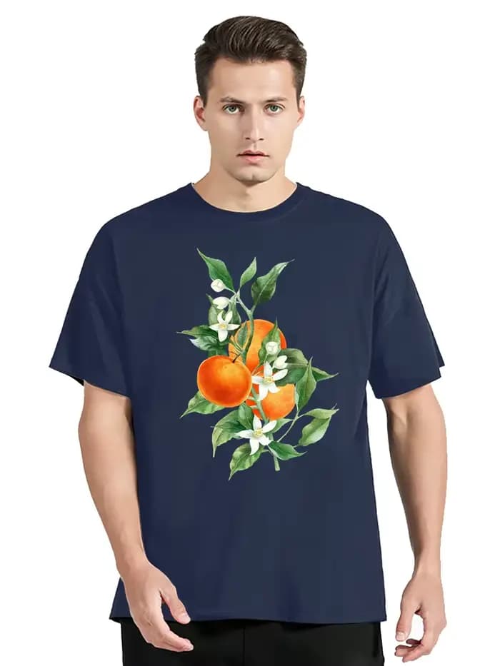 T-shirt à col rond unisexe