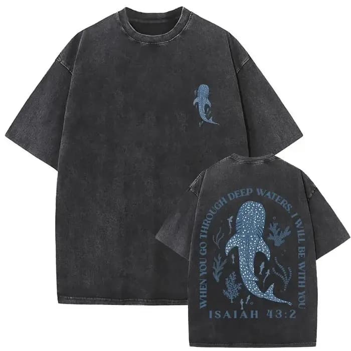 T-shirts vintage délavés « Fruit de l'Esprit » chrétiens Jésus pour hommes et femmes