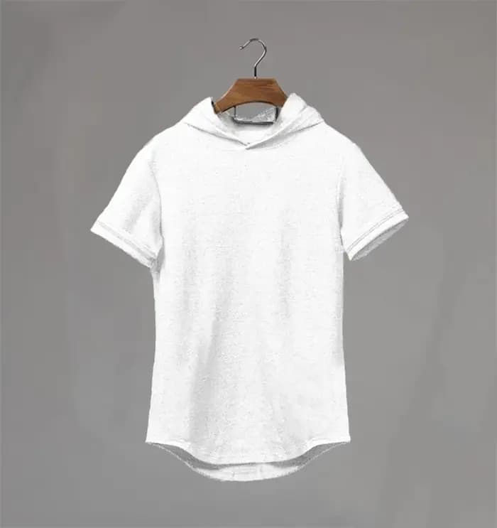 T-shirt à Capuche et Manches Courtes pour Homme
