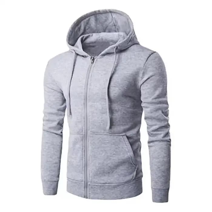 Sweat à capuche ample et décontracté en polaire pour hommes
