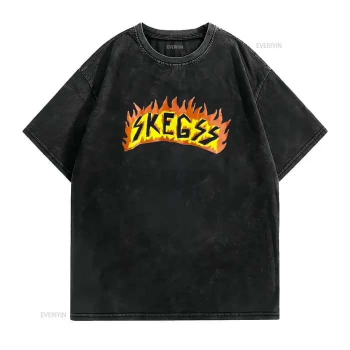 T-shirt vintage imprimé groupe de rock australien Skegss