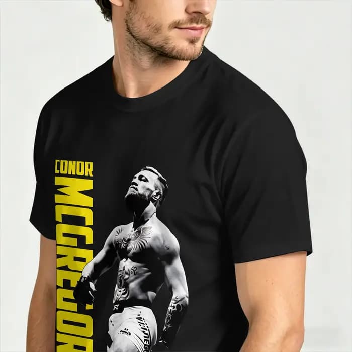 Conor Mcgregor Notorious T-shirts en coton 100% Hip Hop pour hommes