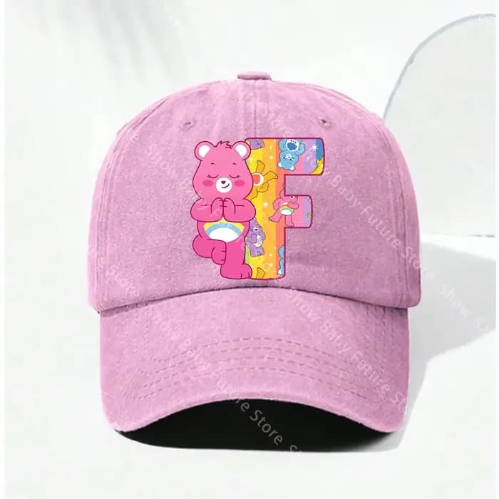 Casquettes de baseball rétro délavées Care Bears pour femmes et filles