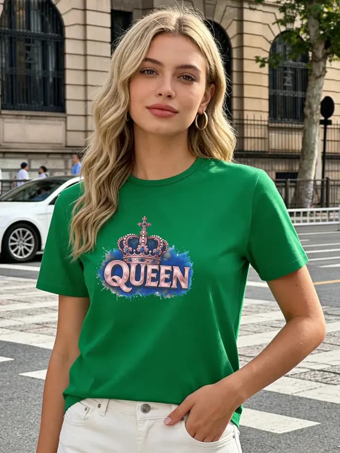 T-shirt Queen Crown pour femmes