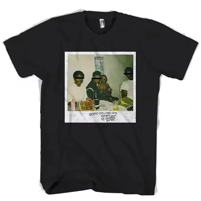 Kendrick Lamar T-Shirt pour hommes haute qualité coton à manches courtes chemise col rond mode imprimé