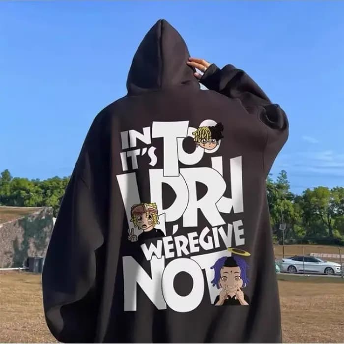 Sweat à capuche 8XL, coupe ample
