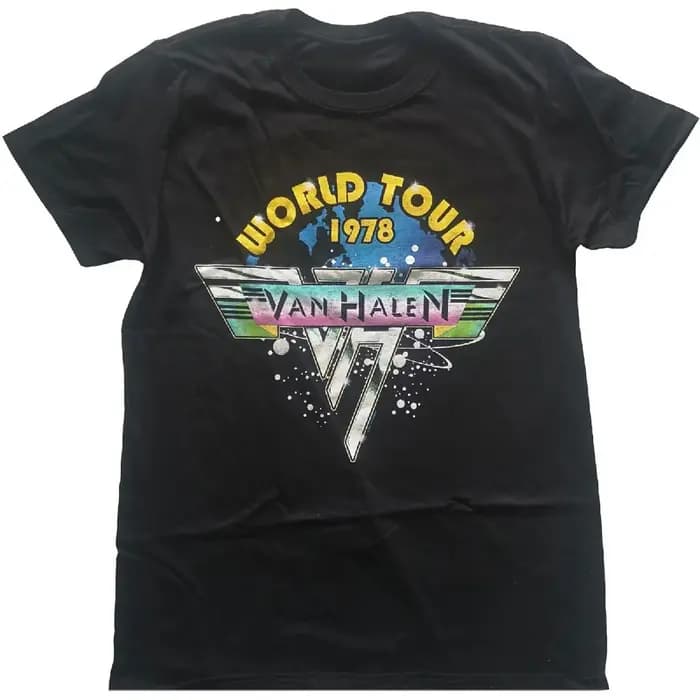 Nouveau style été 2026 : T-shirt Van Halen pour homme