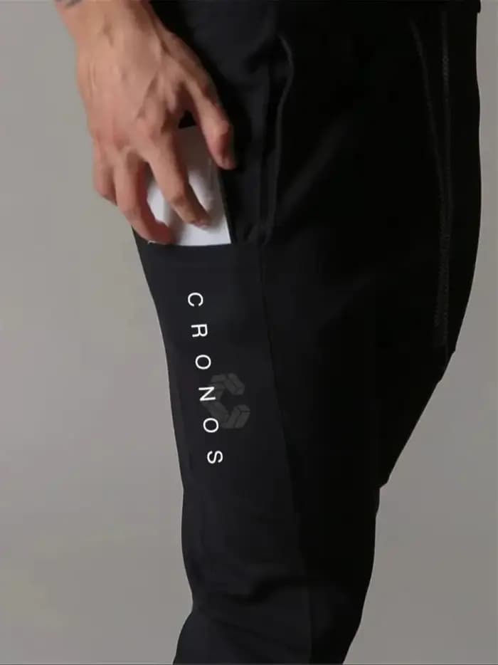 Pantalons de survêtement pour hommes CRONOS, vêtements de marque tendance, printemps automne, nouveaux vêtements de sport, pantalons décontractés pour hommes, pantalons de sport pour la salle de sport