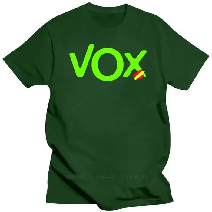 Vêtements pour hommes T-Shirt-T-Shirt-Roly Logo Vox espagne Est mode T-Shirt coton