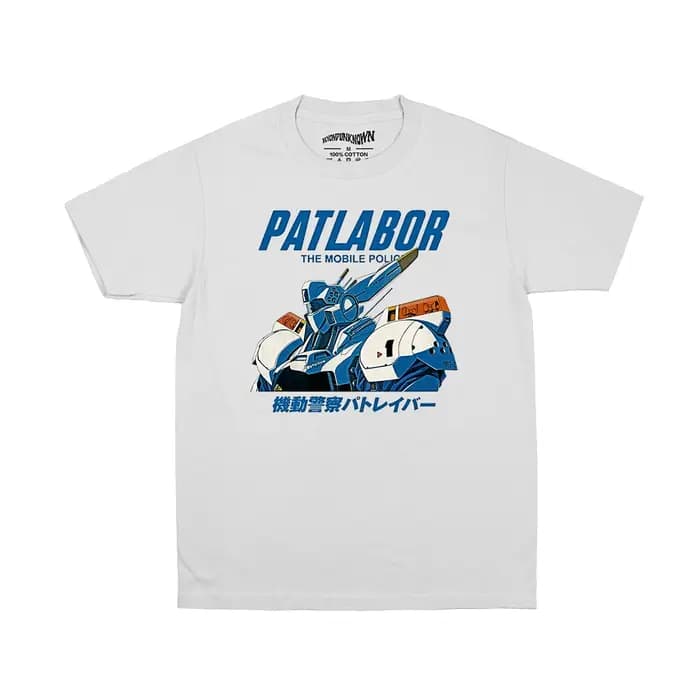 Police Mobile PATLABOR T-Shirt japonais Anime vous êtes sous l'arrête chevalier Tekkaman lame hommes imprimé été coton