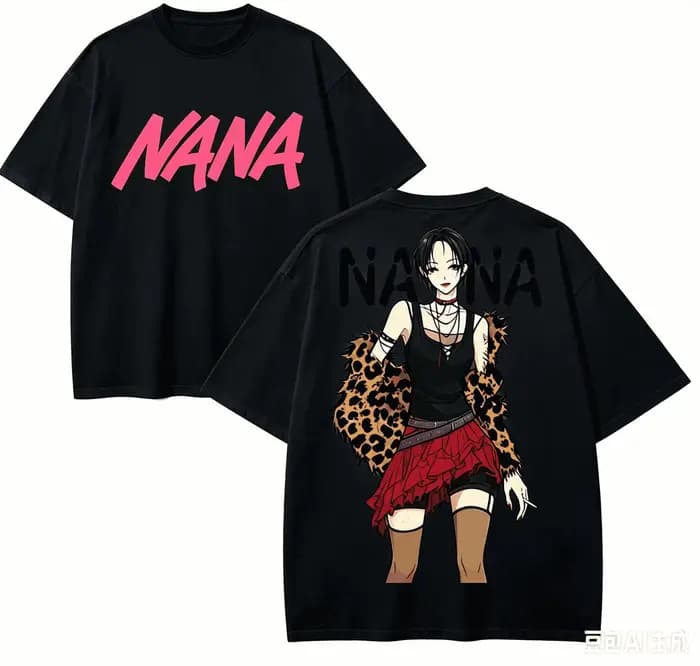 T-shirt Nana Anime Lover en coton Harajuku