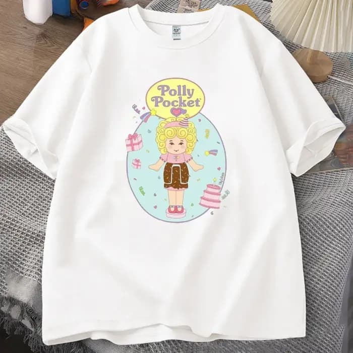 Polly poche imprimé t-shirts hauts