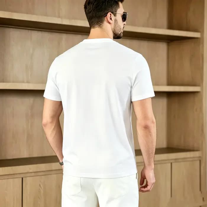 T-shirt tendance pour homme 100% coton