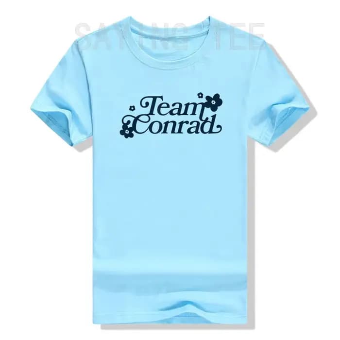 Team Conrad Floral Humor Graphic Tee