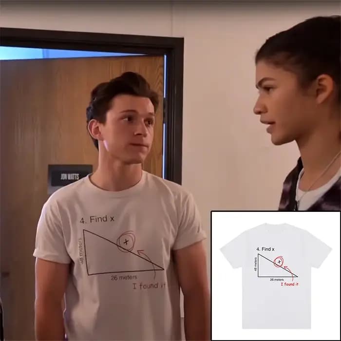 T-shirt Tom Holland pour homme et femme, en coton, Find X Far From Home