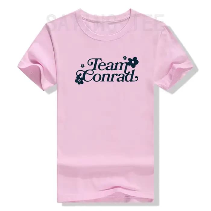 Team Conrad Floral Humor Graphic Tee