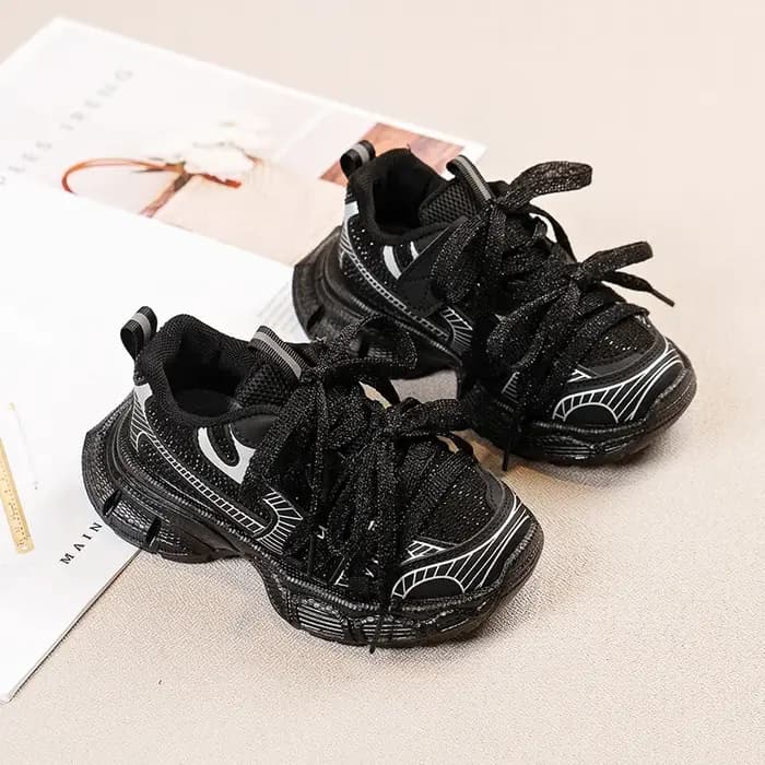 Baskets coordonnantes de style coréen pour enfants