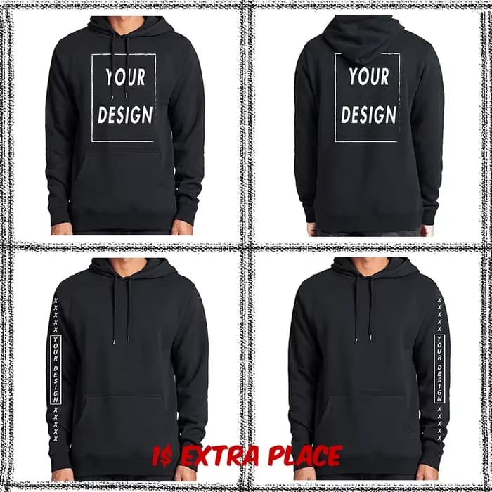 Sweats à capuche personnalisés ajoutez votre texte sweat personnalisé à manches longues de haute qualité poids lourd