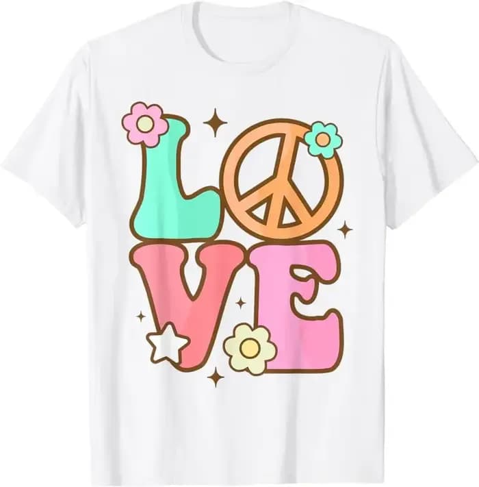 PEACE SIGN Love-Costume Hiphelicopter Style 60s pour femmes