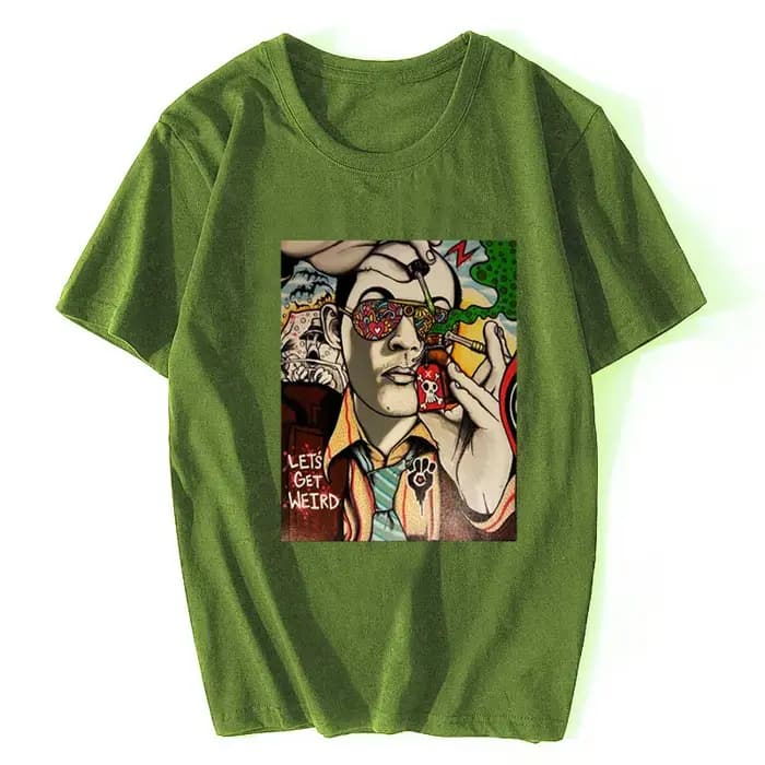 T-shirt peur et dégoût à Las Vegas Lsd Dmt Gbl Xtc pour hommes