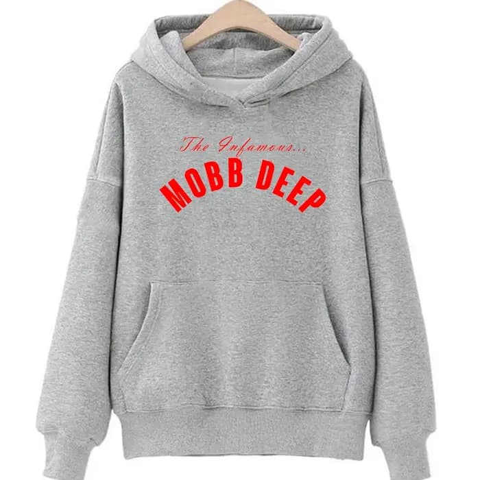 Mobb profond à capuche pour automne/hiver Hip Hop polaire sweats à manches longues gothique vêtements