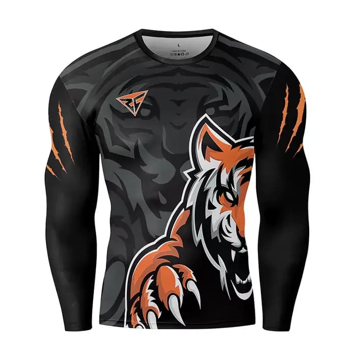 T-shirt à manches longues imprimé en 3D