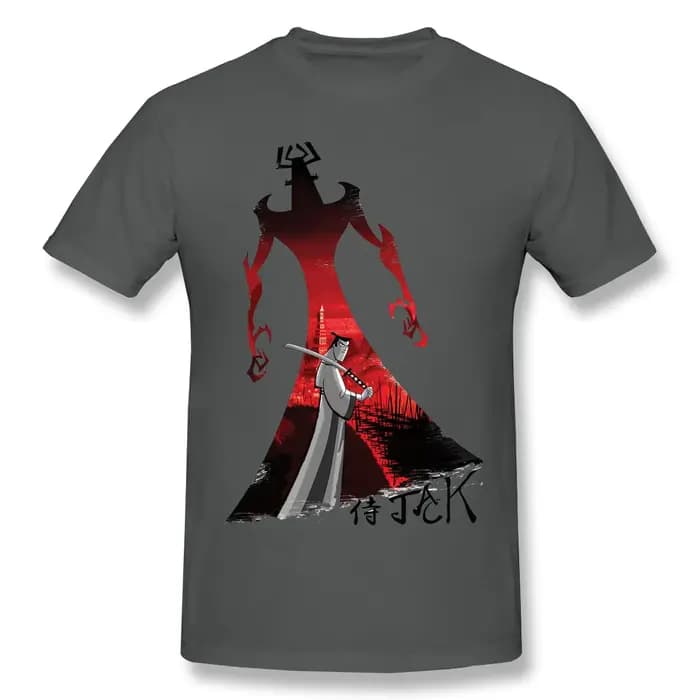 Samouraï Jack Cool créatif t-shirt décontracté offre spéciale