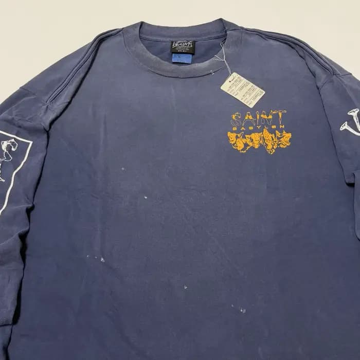 Saint Michael nouvelle tendance américaine imprimé sweat à capuche col rond de haute qualité pour hommes et femmes