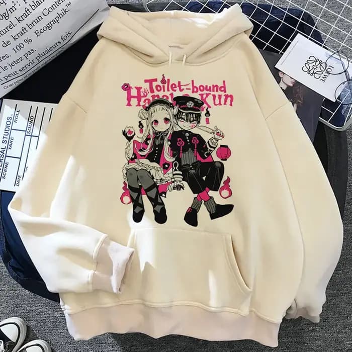 Toilettes liées Hanako Kun sweat à capuche style moderne vêtements pour adolescents athleisure manga
