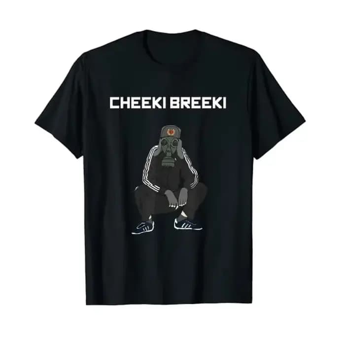 Cheeki Breeki-Gopnik Style Slav drôle Gamer Stalker T-Shirt Humor