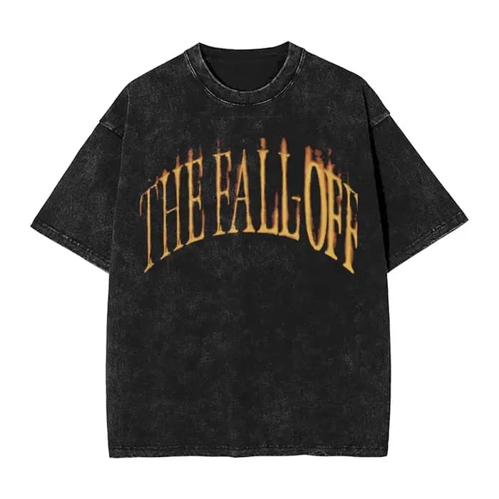 T-shirt Homme Femme 2026 J. Cole THE FALL OFF T-shirts délavés T-shirt Hippie Plage Style Urbain Imp