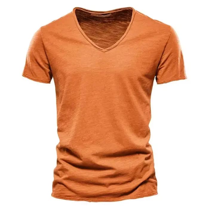 100% coton hommes T-shirt décontracté doux Fitness été mince T-shirts