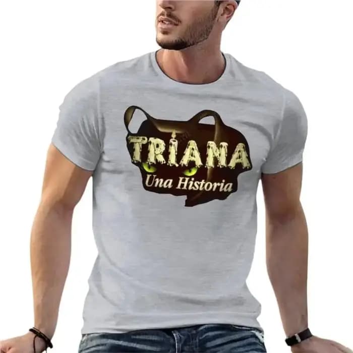 Triana Una Historia T-Shirt surdimensionné Harajuku vêtements pour hommes coton Streetwear grande taille hauts