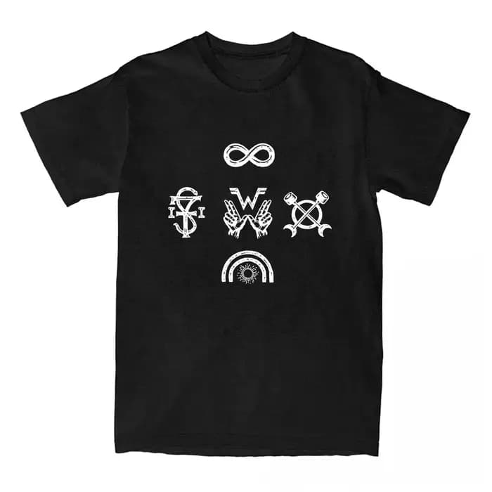 Weezer Shine Again – T-shirt unisexe en coton à manches courtes, Streetwear, groupe de Rock, Design