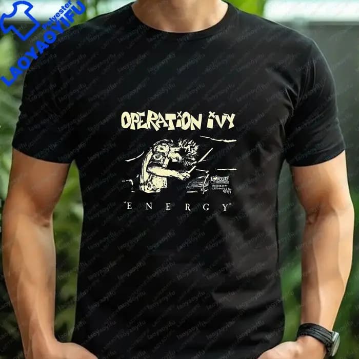 Operation Ivy - T-shirt à manches courtes et col rond pour hommes et femmes