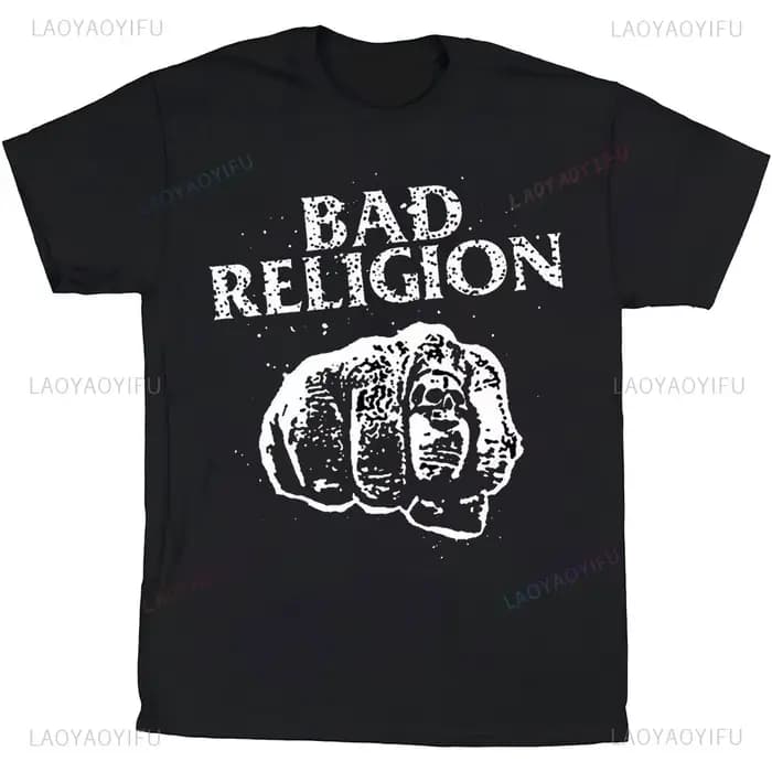 Bad Religion-T-Shirt Slimfit pour hommes contre le Grain