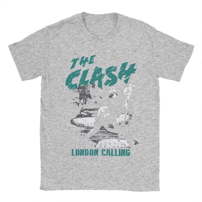 T-shirt The Clash London Calling pour hommes et femmes