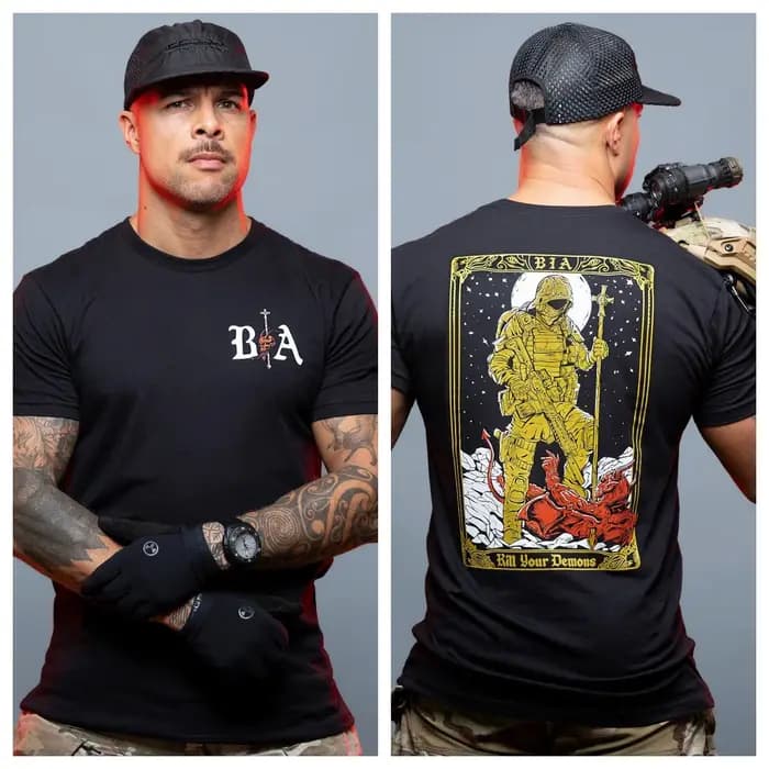 Kill Your Demons _ T-Shirt - Convient pour les vêtements de sport en pur coton