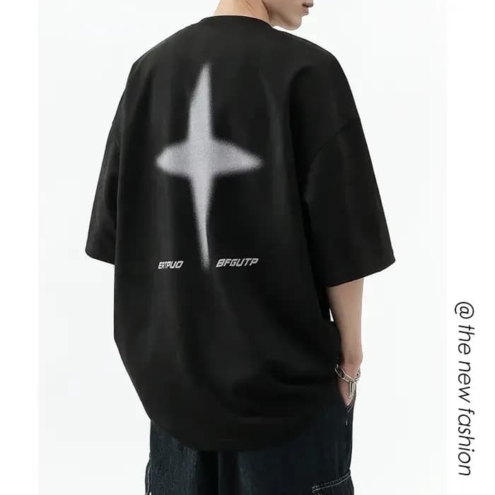 T-shirt en daim à manches courtes pour homme