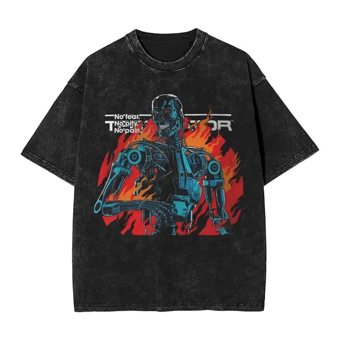 Film terminateurs T-Shirt été Vintage t-shirts coton Harajuku T-Shirt pour homme à manches courtes i