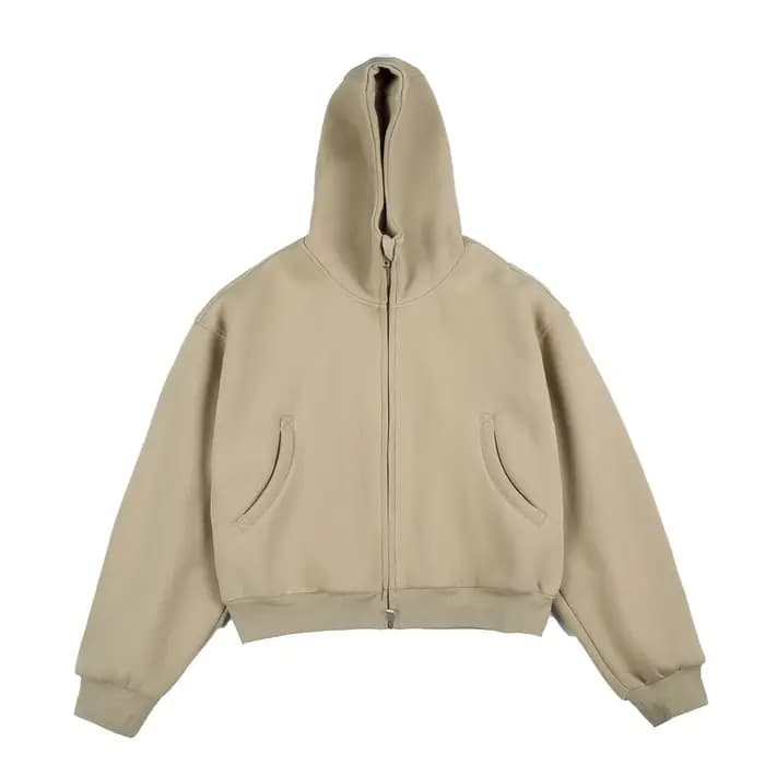 Sweat à capuche court américain ultra-lourd 500Gsm
