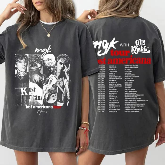 T-shirt MGK Lost Americana Tour