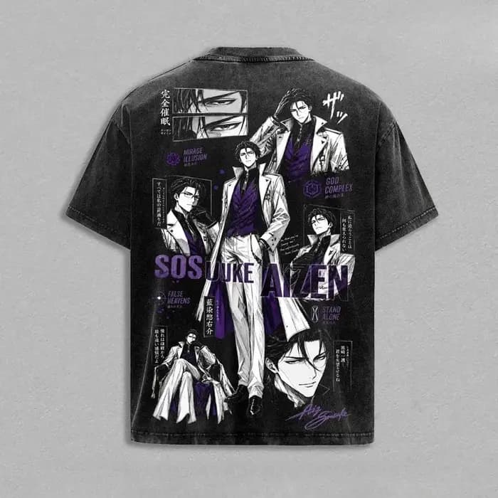 T-shirt imprimé Aizen Sousuke